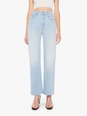 Mother Rambler Zip Flood Jeans in Cherie Cherie Size 30